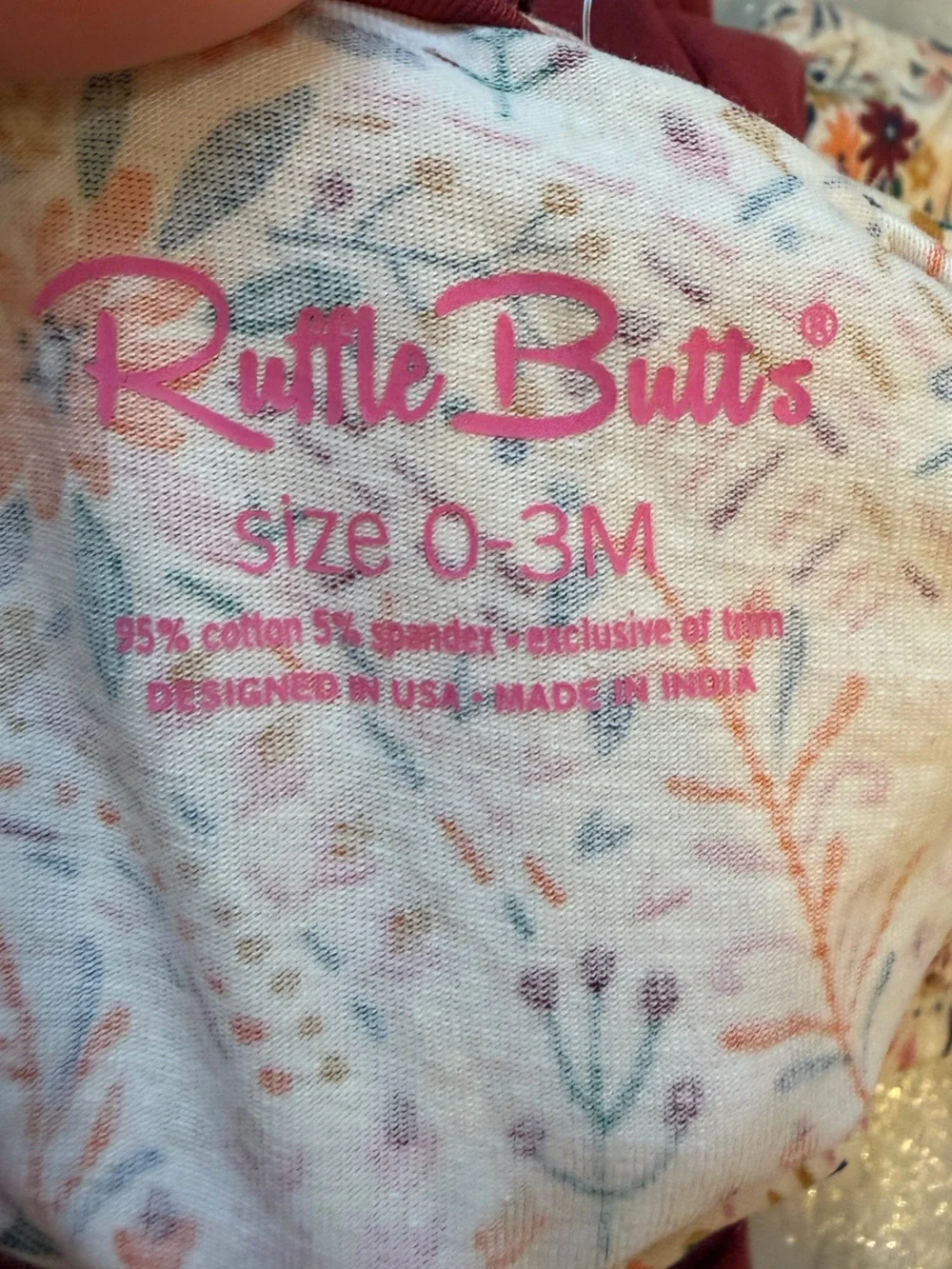 NWT RuffleButts Lace is More Henley Full Length Jumpsuit Romper Girls 0-3M